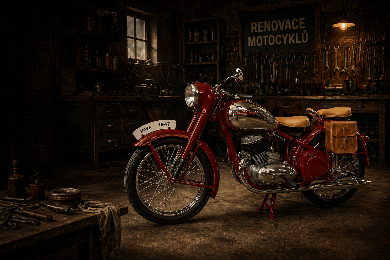 Renovace motocyklu